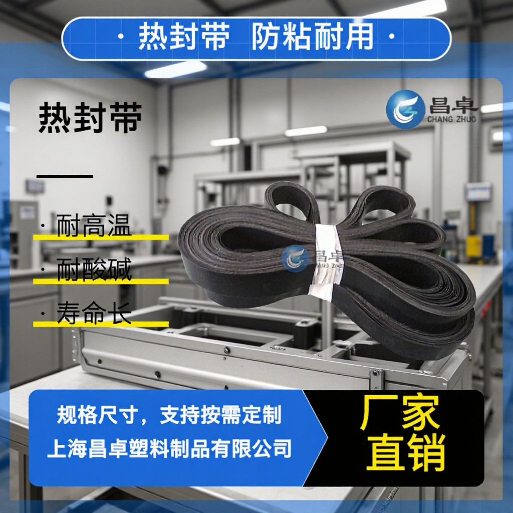 厂家直供黑色烫带 封口带 复合带 热封带 包装封口带耐高温耐酸碱