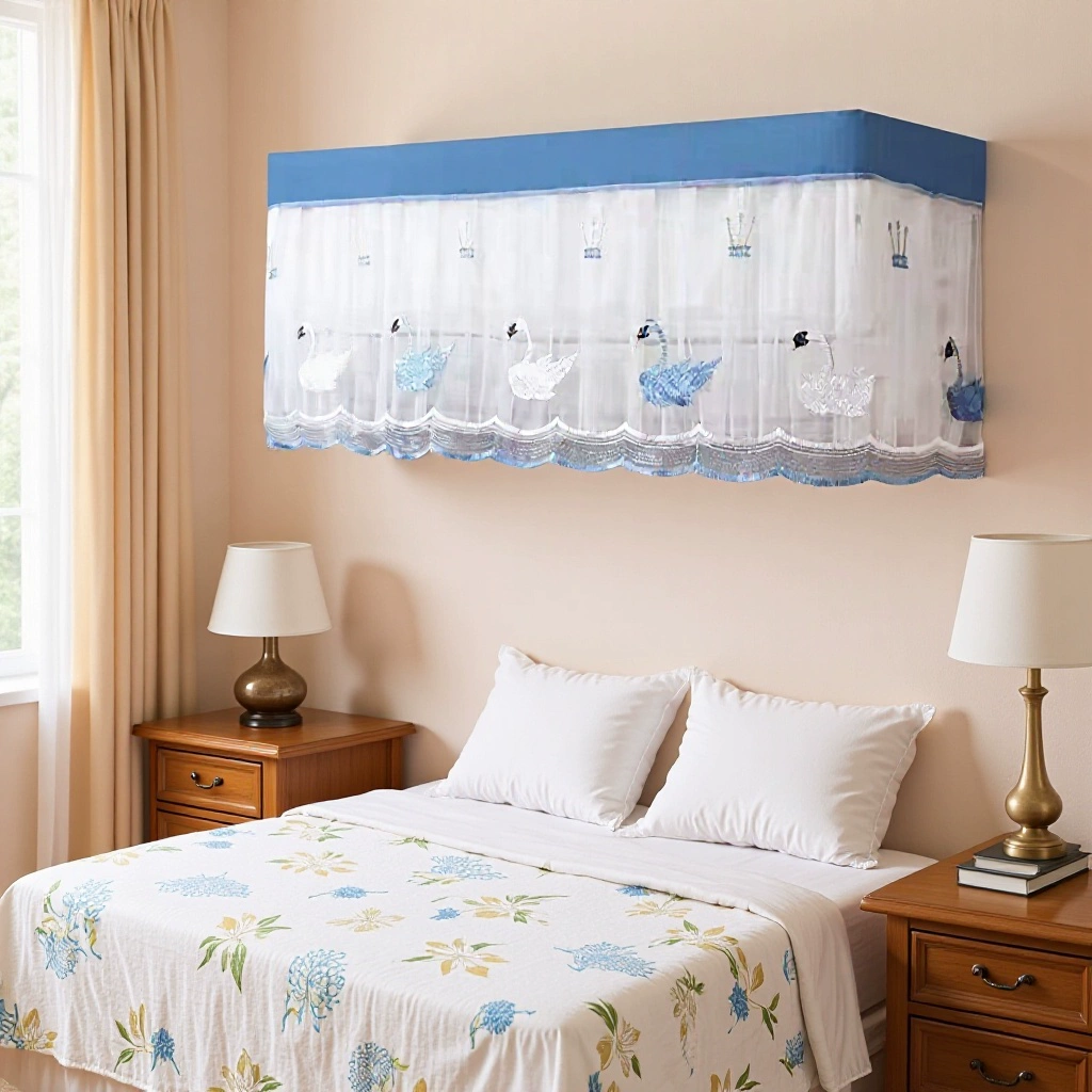 Кондиционер крышка пылезащитный чехол простая спальня комната подвесная машина все включено крышка Ткань Настенный Кондиционер Универсальный защитный чехол