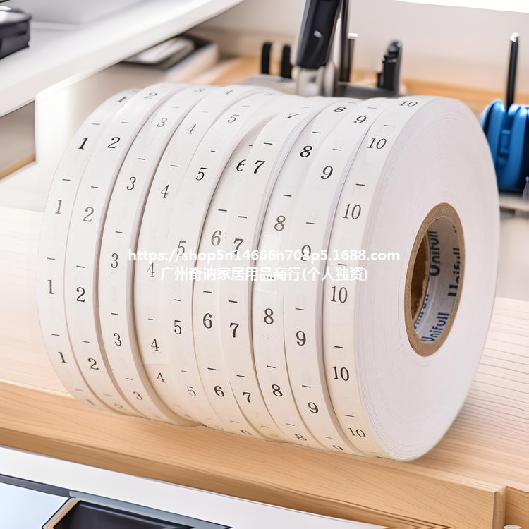 现货  1-100数字尺码标 胶带洗水标工号标 可制作 一卷3000个