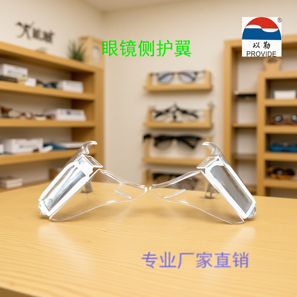 劳保用品供应以勒牌眼镜脚金属架眼镜配套侧护翼F08 护目镜