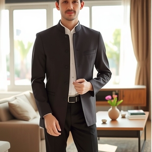 Factory direct sale autumn men's small suit creative casual men's suit men's dress coat a generation of hair