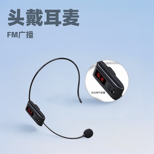 Fm Wireless Microphone Teacher Amplifier Headset Tour Guide Coach Car Microphone Suitable for Multiple Scenarios