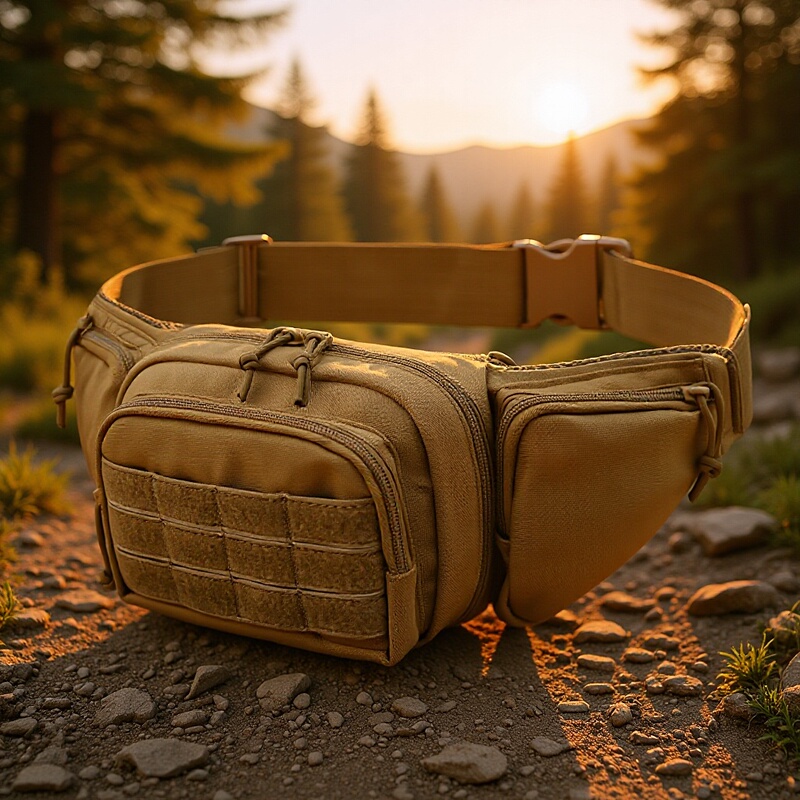Amazon Hot New Outdoor Multifunctional Waist Bag Men's and Women's Sports Storage Bag Sports Waist Bag