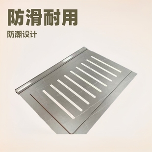 Rock board shower board sunken bathroom shower room non-slip stone rock board pull groove foot pedal moisture-proof