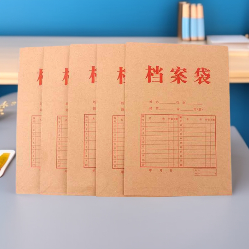厂家生产批发牛皮纸档案袋资料袋中药袋地产档案袋印刷病历袋|ms