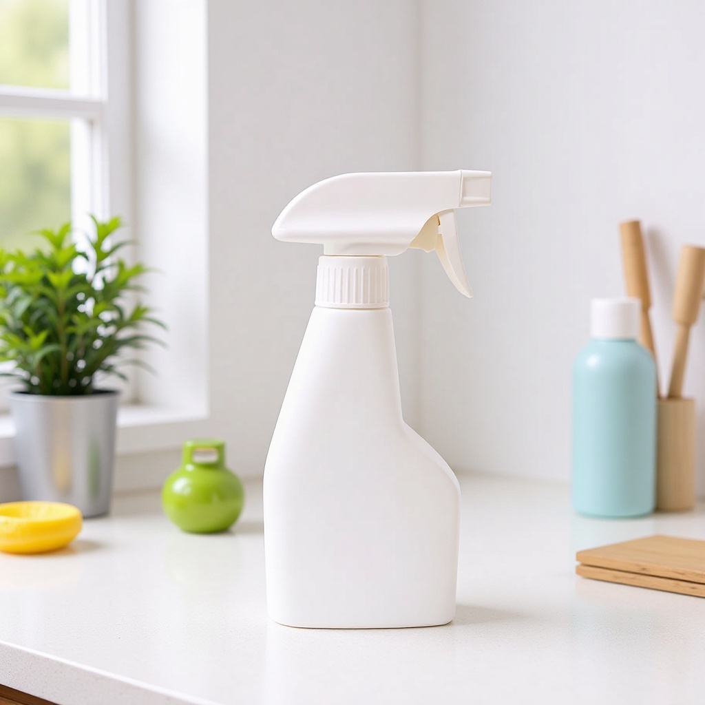 300mlHDPE喷壶 厨房去污剂次氯酸消毒液分装塑料瓶