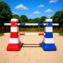 分流灌砂注水路障塑料隔离墩反光蓝白红白隔离墩道路防撞护栏现货