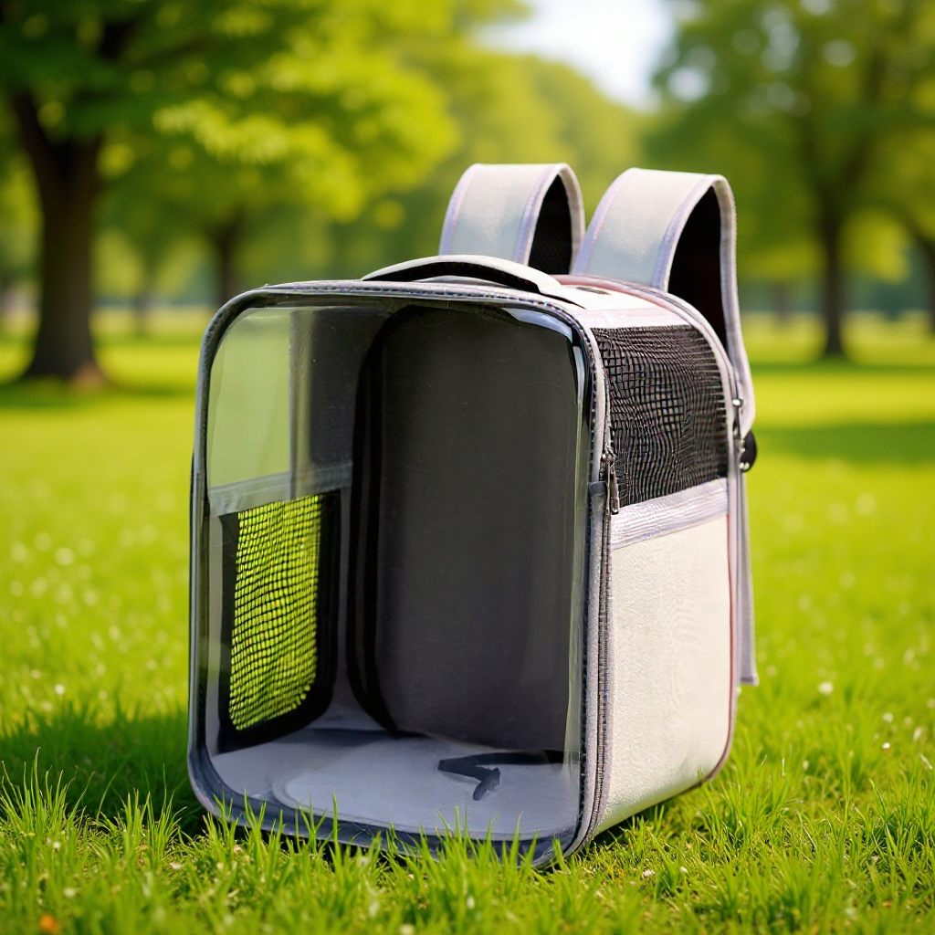 Pet Bag Transparent Breathable Foldable Cat Carrier Large Capacity Backpack for Cats and Dogs