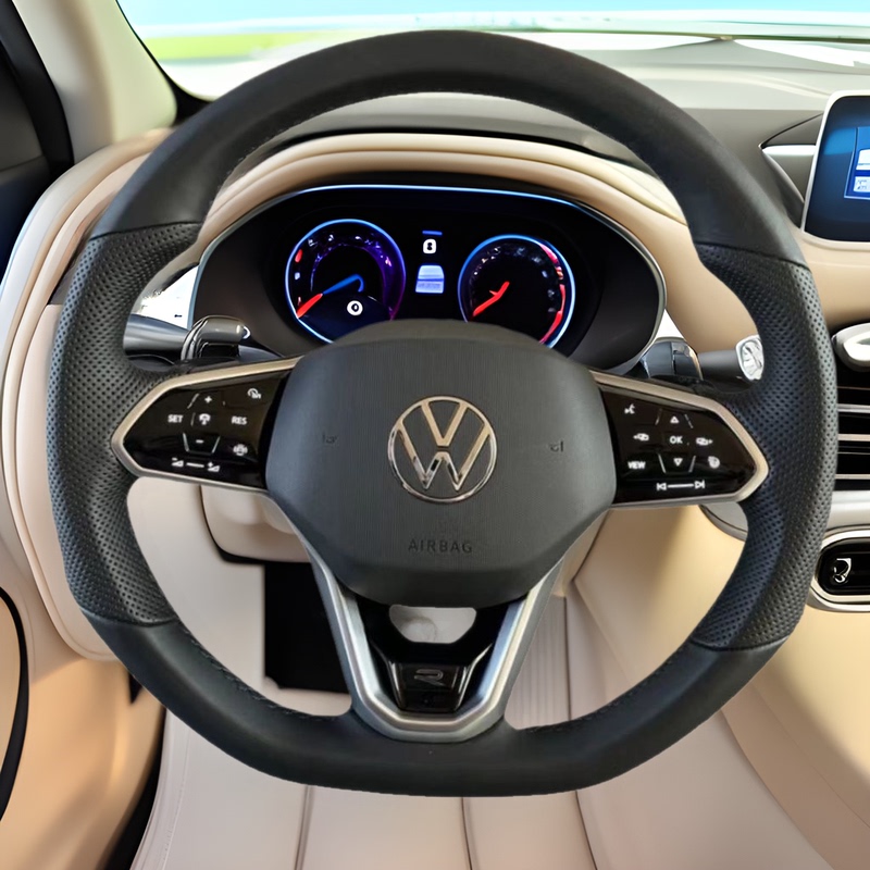 Magotan Passat Sagitar Lavida Moon Exploration Touran Touguan Upgrade Original Leather Upgrade Multi-function Steering Wheel