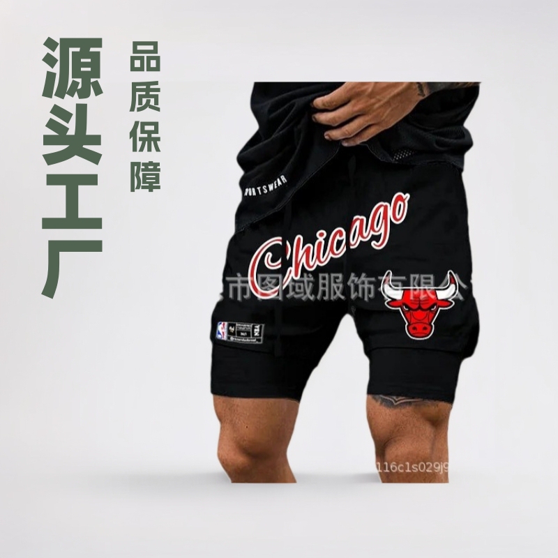 Cross-Border Nba American Casual Men's Sports Fitness Shorts Four-Quarter Pants Source Factory Can Be Shipped on Behalf of Cross-Border Nba American Casual Men's Sports Fitness Shorts Four-Quarter Pants Source Factory Can Be Shipped on Behalf of