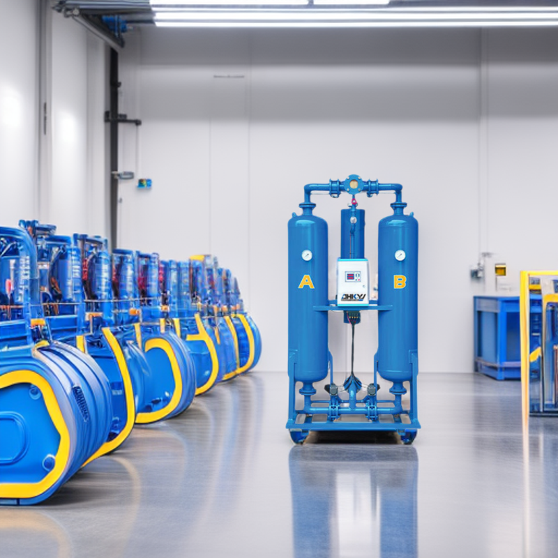 空气压缩设备除水机无热立式吸附式工业干燥机30HP/50HP