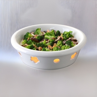 Hotel tableware dry pot candle alcohol insulation heating fish plate round plum blossom stove ceramic hot dish household open stove