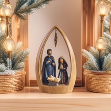 跨境家居圣诞装饰圣家像摆件耶稣诞生树脂雕塑 客厅玄关/商店橱窗