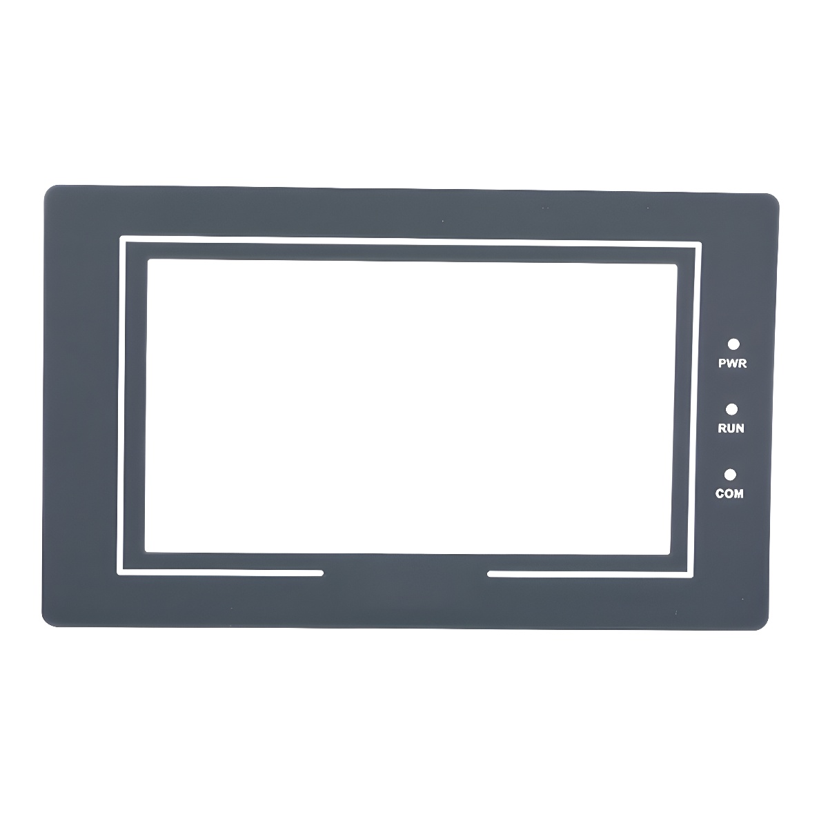 PET视窗镜片 电器仪器显示透明铭牌面板 空气炸锅丝印PET镜片彩色