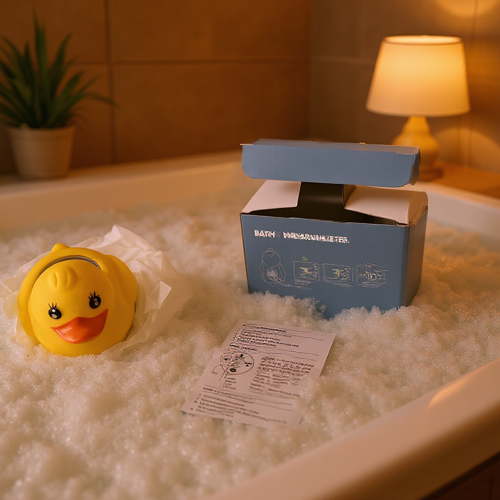 Baby Bathing Water Temperature Meter Yellow Duck Baby Bathing Toy Intelligent Temperature-sensing Anti-scalding 0-3 Years Old Floating Duck