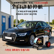 黑猫洗车器高压洗车机全自动家用清洗机220V大功率刷车泵养殖场