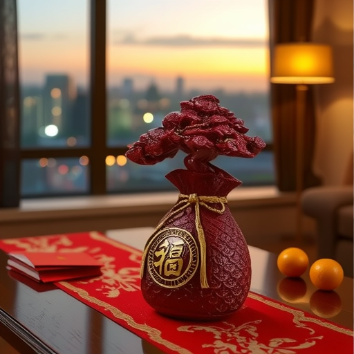 Cinnabar Money Tree Lucky Fortune Treasure Bowl Lucky Decoration Home