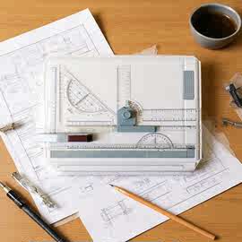 G006-1 A4制图板 建筑绘图工具套装 drawing board professioal