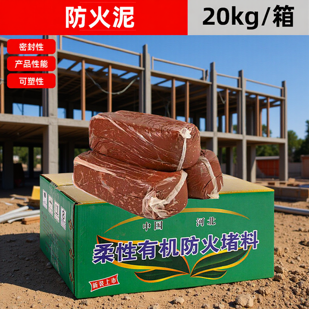 Fireproof Mud Flexible Organic Fire-Blocking Material Fireproof Sealing Material Wholesale Cable Wire Sealing High-Temperature Fire-Resistant Mud High-Temperature Flame-Retardant