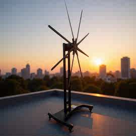 2880灯8叶2米裸眼3D全息风扇1.5 1.8米大型展厅LED 3D全息广告机