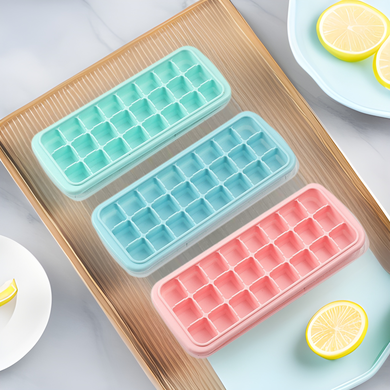 36 Gel Silicone Ice Block Ice Mold Ice Block Quick Freezer Ice Block Box Square Ice Box Household with Lid