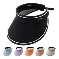 Large Brim Sun Hat for Women - Summer New Korean Style Fashion Universal Sun Protection Hat - Outdoor Cap with Open Top - Women's Foldable