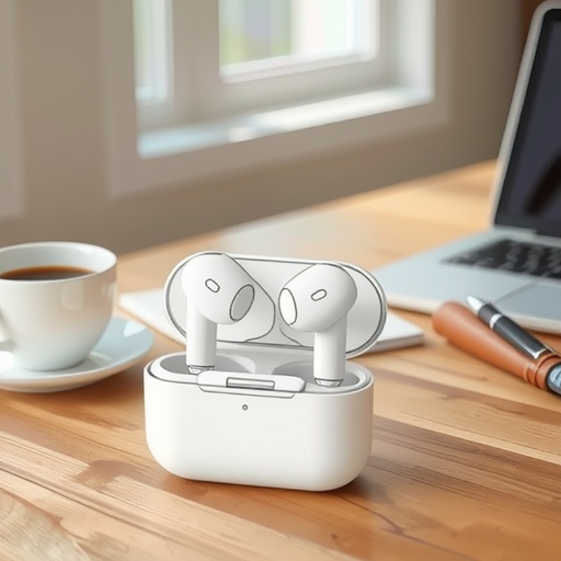 Huaqiangbei 1:1 New Pro3 Fourth Generation, Fifth, Sixth, Seventh and Eighth Generations Suitable for Apple Bluetooth Headsets Noise Reduction Cross-Border Hot Model