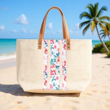 2025新款度假手工编织包大容量手提包印花皮质提手包手拿包韩国