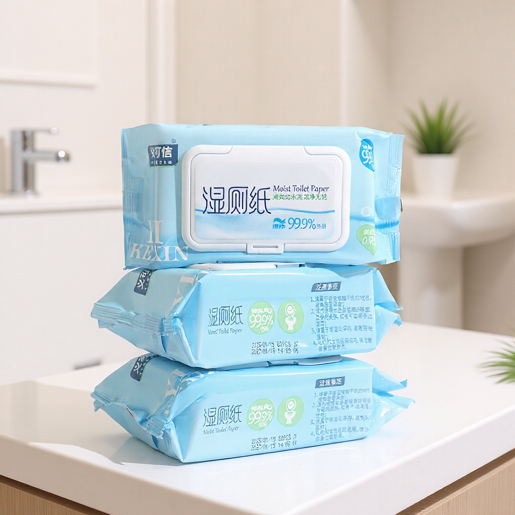Yi credible wet toilet paper 60 pieces of buttocks wipe toilet paper household toilet paper men's and women's private care antibacterial wipes