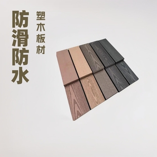 Bedroom Outdoor Waterproof Anti-Slip Anti-Static Insulation Environmentally Friendly Courtyard Garden Balcony Corridor Anti-Corrosion Wood Plastic Decorative Panels