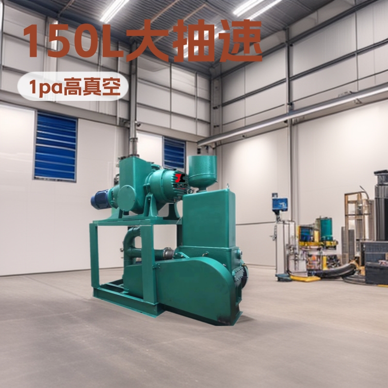 舟山滑阀式真空泵H150滑阀真空泵11KW立式真空泵1pa抽速150L/S