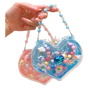 New children's jewelry suit cartoon cute unicorn pendant bracelet suit birthday gift box in stock wholesale