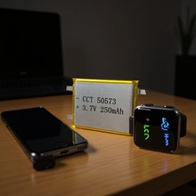 聚合物锂电池505573-2500mAh3.7V 移动电源电池 净化器仪器锂电池