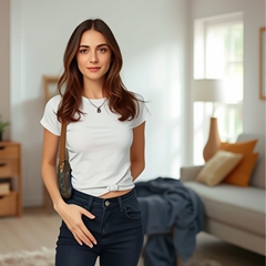 カジュアル半袖 Tシャツレディース半袖ルーズ Tシャツ黒無地半袖純白トップス女性のカスタマイズ