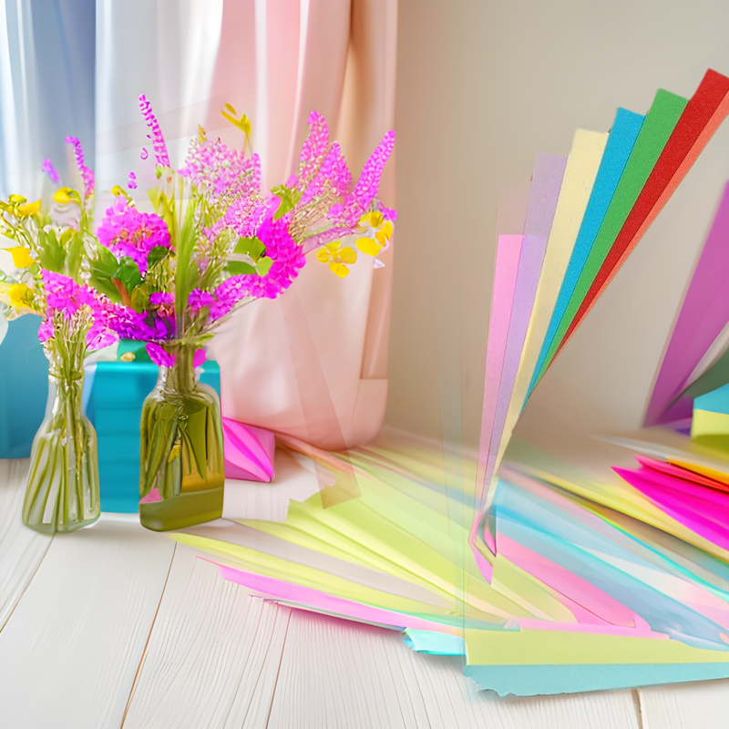 Origami color handmade colored paper suit thickened multi-size square kindergarten diy paper-cut paper crane 10 colors
