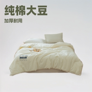 Pure Cotton Soybean Home Textile Quilt, Class a New Thickened Winter Quilt, All-Cotton Quilt Core, Soybean Mother-Child Quilt for Spring and Autumn Wholesale