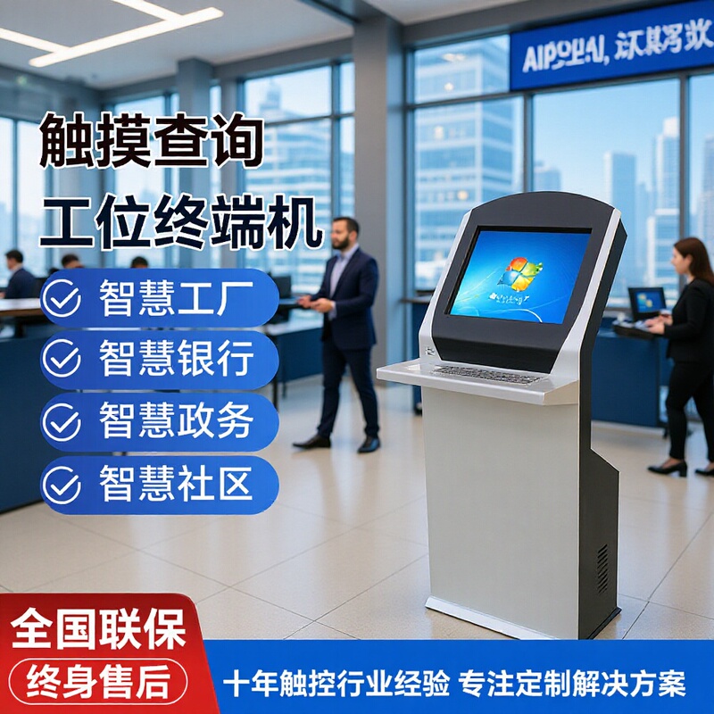19inch 21.5inch Touchscreen inquiry machine workstation intelligent operation console all-in-one capacitive touch self-service terminal machine