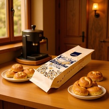 包纸袋白牛皮纸开窗覆膜包装袋跨境外贸出口专供源头实力包装厂