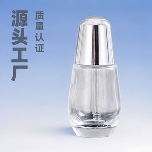 Spot Press Dropper Bottle 30ml Bulb Bottle 50ml Essence Packaging 30ml High-End Essential Oil Bottle Sub-Bottle