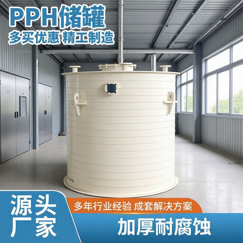 Large Storage Tank, Thickened Pph, Fluorine Acid Resistant Liquid Storage Tank, Chemical Mixing Tank Equipment, Environmentally Friendly, Direct Sales from Manufacturer