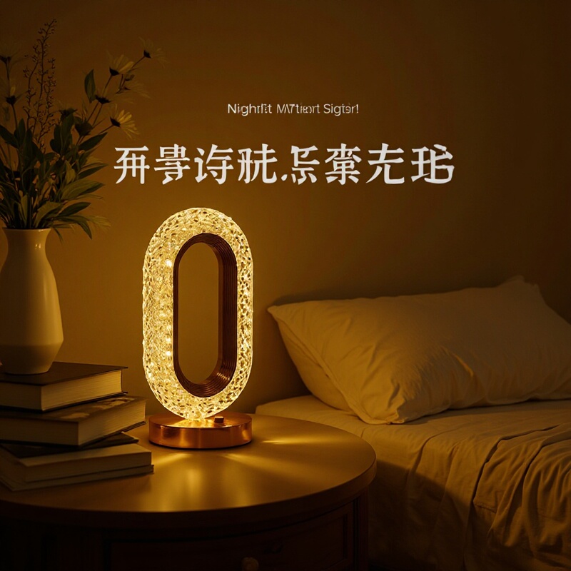 Light Luxury Crystal Table Lamp for Bedroom, High-End Bedside Runway Decoration, Creative Living Room Touch Night Light, Led Night Light Light Luxury Crystal Table Lamp for Bedroom, High-End Bedside Runway Decoration, Creative Living Room Touch Night Light, Led Night Light