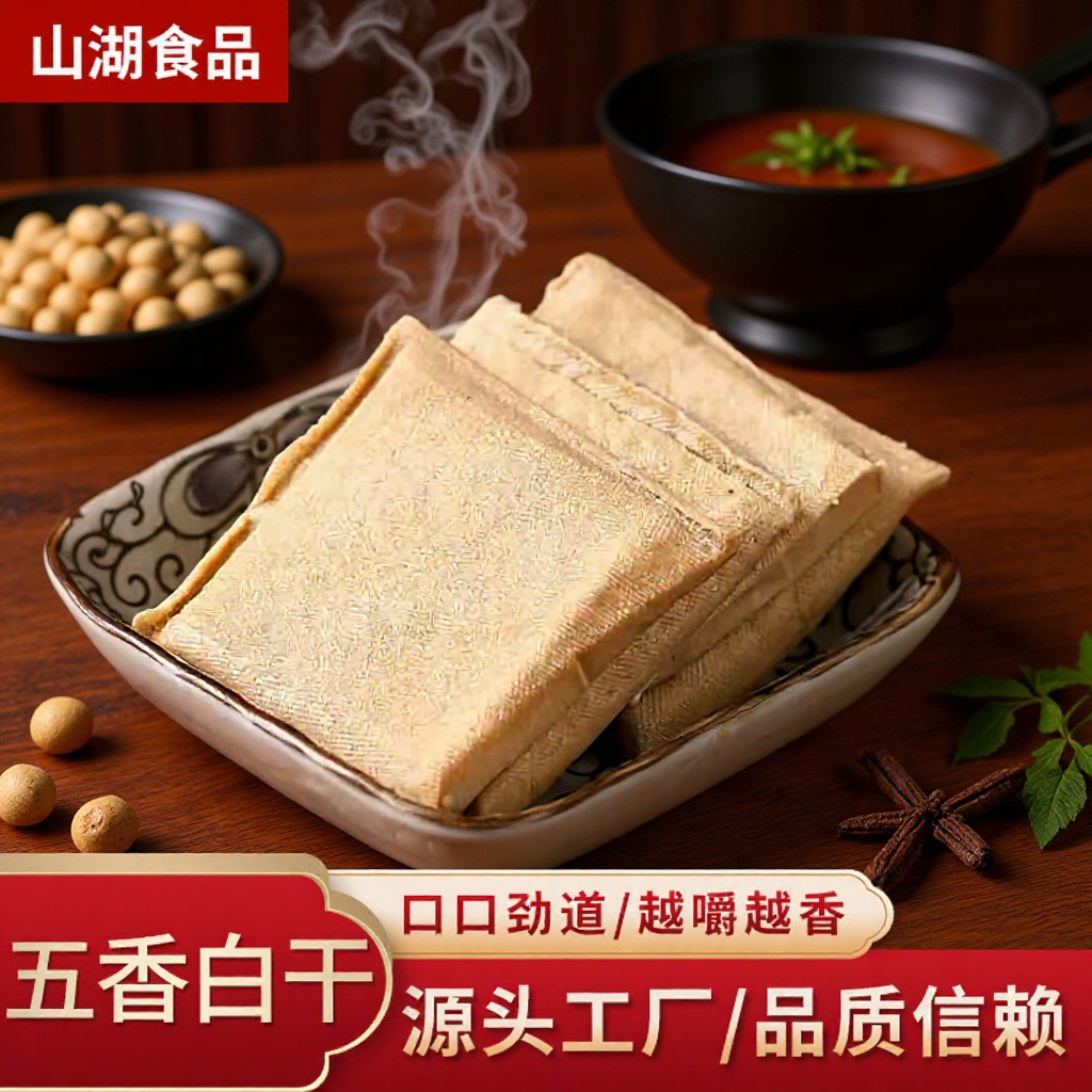 安徽特产茶干五香豆干豆腐干豆制品手工香干厂家批发卤香袋装