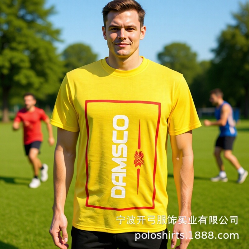 T-Shirt Silk Screen Processing Promotion Round Neck T-Shirt Pure Polyester Spinning Cotton Cheap T-Shirt Foreign Trade Election Shirt