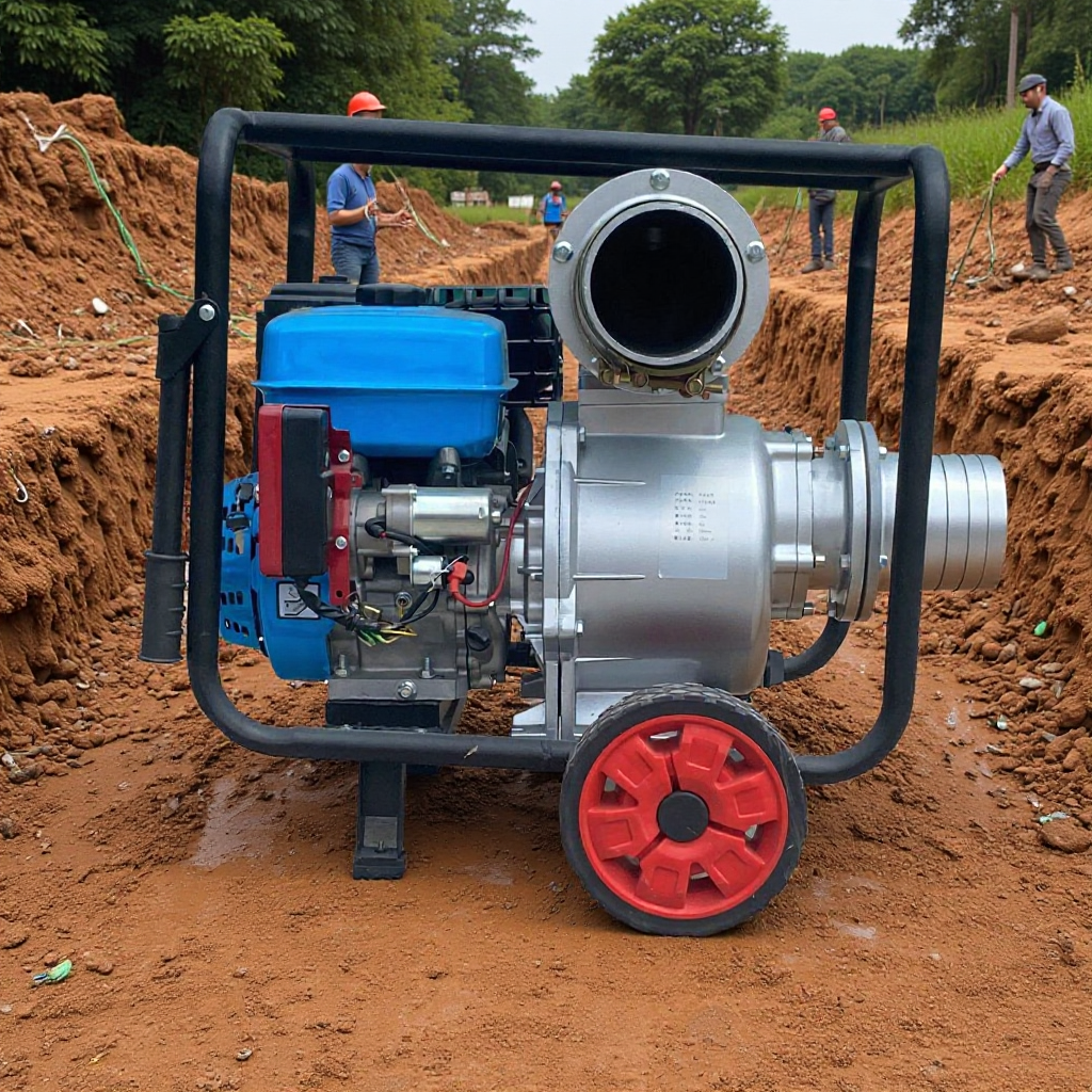 防汛抗旱抽水泵  自吸增压泵 柴油排涝双吸中开泵