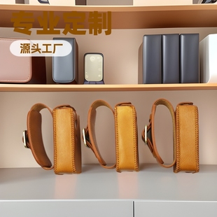 Guangzhou Leather Goods Custom Edge Locking Instrument Leather Case Manufacturer Direct Sales Digital Instrument Bag Mobile Phone Tablet Leather Case Plus