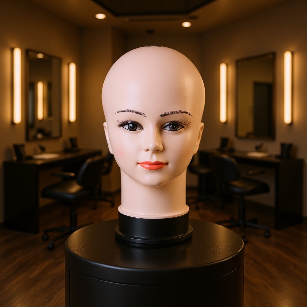 Model Head Props, Adult Female Mannequin Head, Little Girl Bald Head, Exhibition Model Head Styling