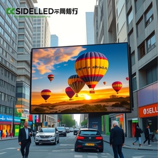 Shopping Mall P4/P6/P10 Outdoor Led Display Screen, Square High-Speed Naked-Eye 3D Full-Color Led Advertising Screen, Large Screen
