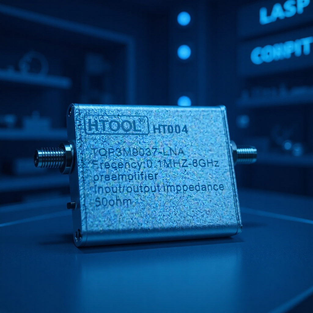 HT004 Low Noise Signal Amplifier 100k-6GHz Full Band Front RF Radio Frequency Signal Enlarger SDR