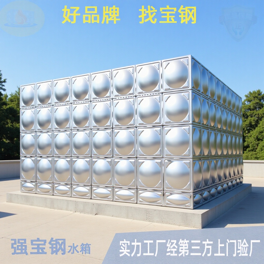 不锈钢消防方形水箱 异形组合式水箱 304不锈钢保温饮用水箱 厂家