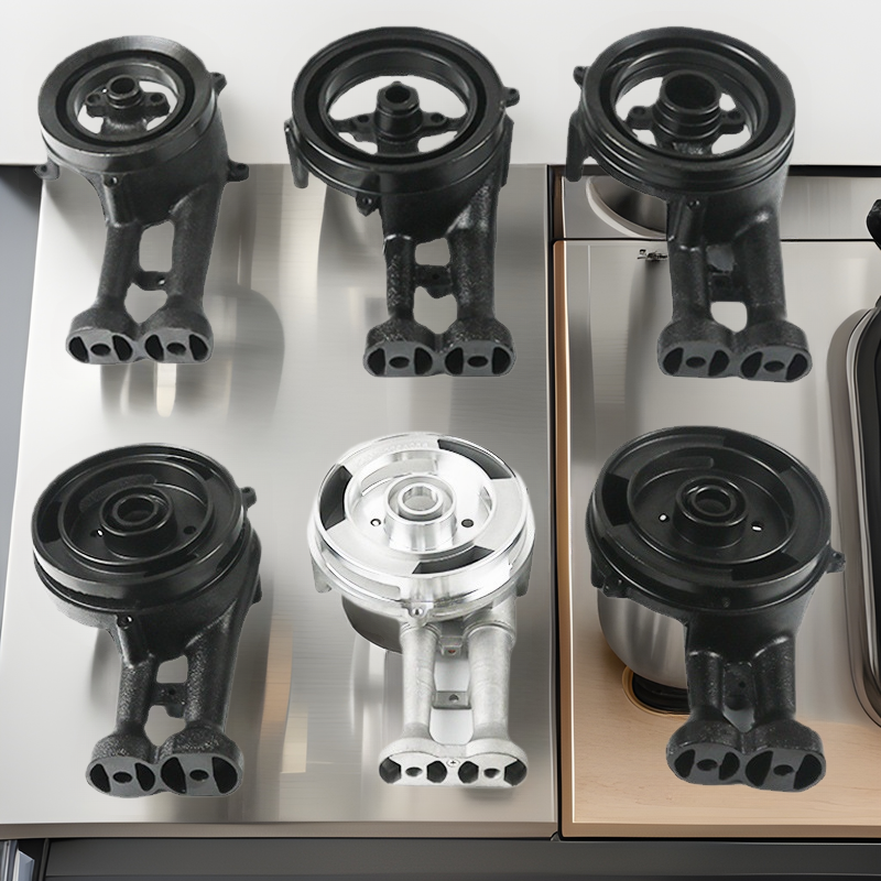 Gas stove liquefied gas 100 high-foot stove head 120/135 cleaning assembly gas stove stove universal accessories